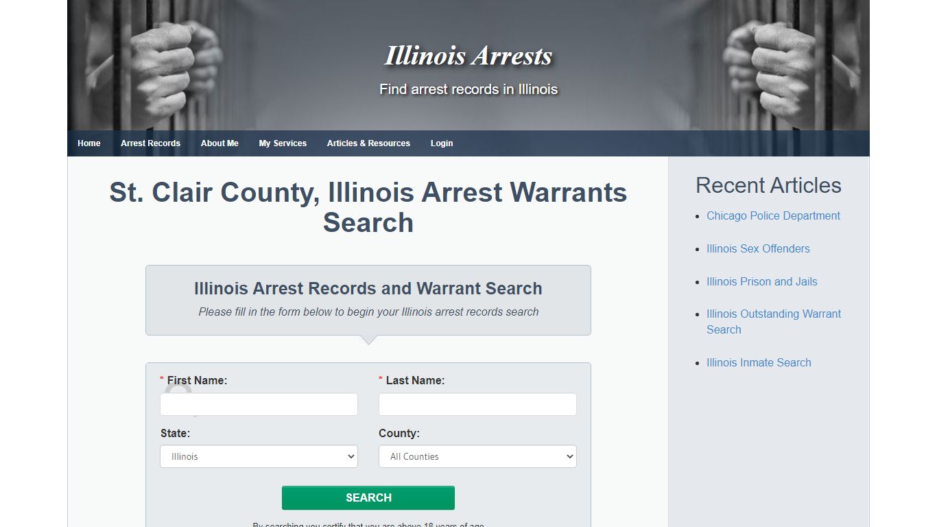 St. Clair County, Illinois Arrest Warrants Search ...